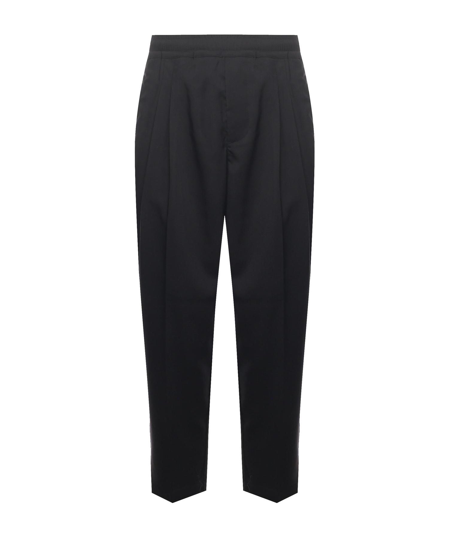 Pantaloni in fresco lana NIKLAS NERO GIULIANO GALIANO 