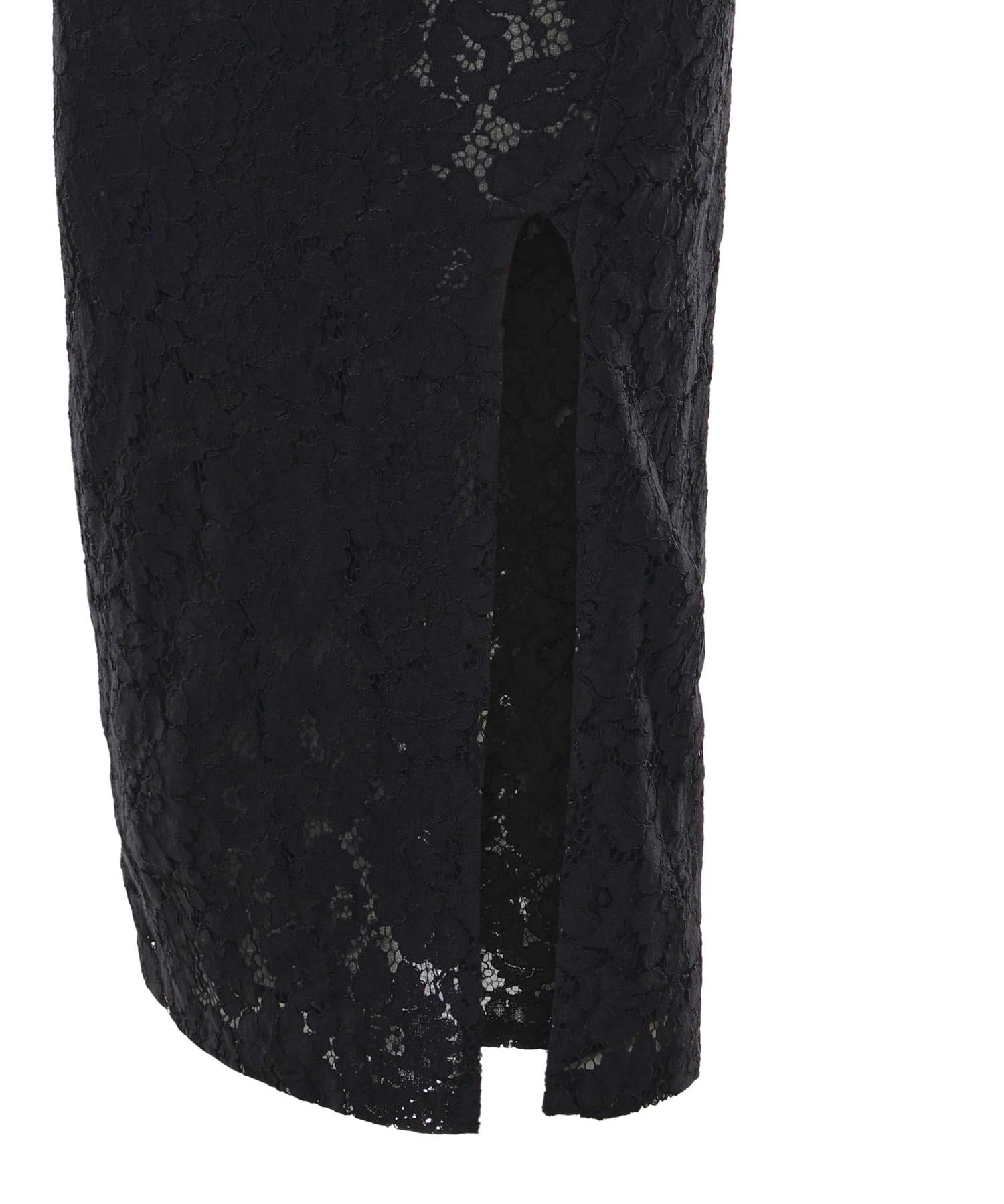 Abito in pizzo floreale 106588 A330Z99 PINKO 