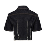 Camicia corta in denim<BR/> RWP25267CA  JOHN RICHMOND 