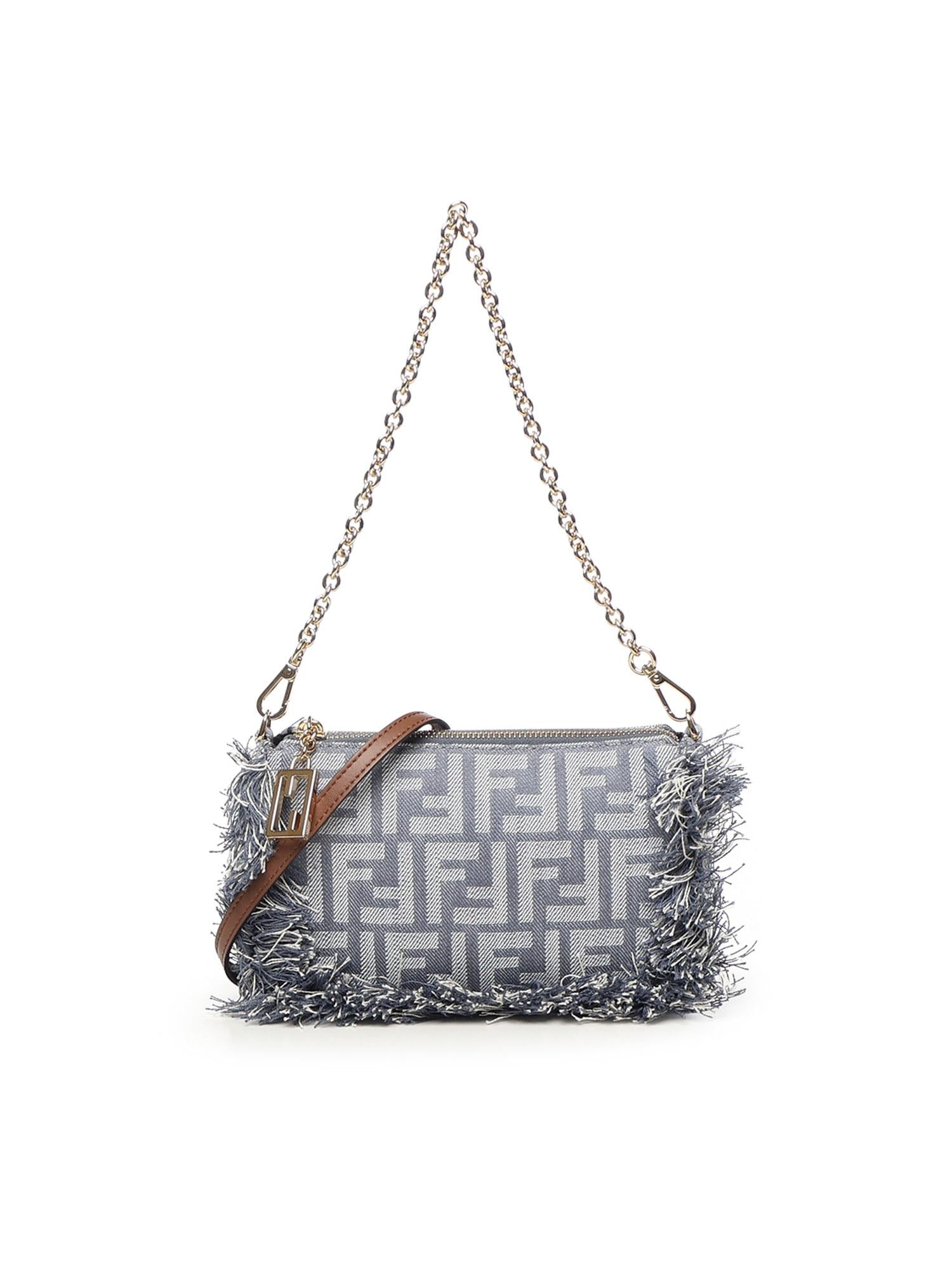 Pouch Baguette FF Jacquard 8BS073 AUT4F1SXQ FENDI 
