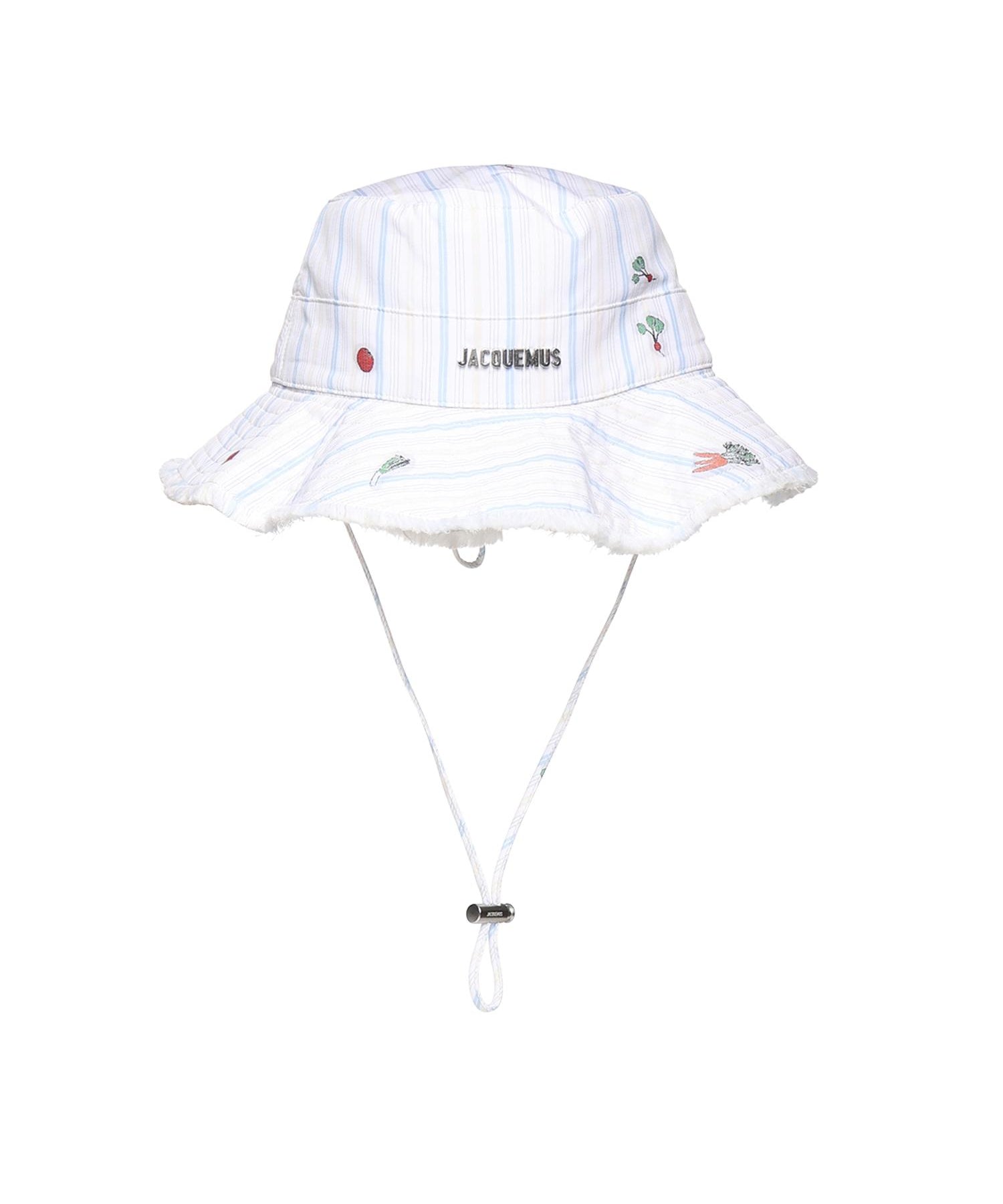 Cappello Le Bob Artichaut con logo ACU00002AW00748 1MF JACQUEMUS 