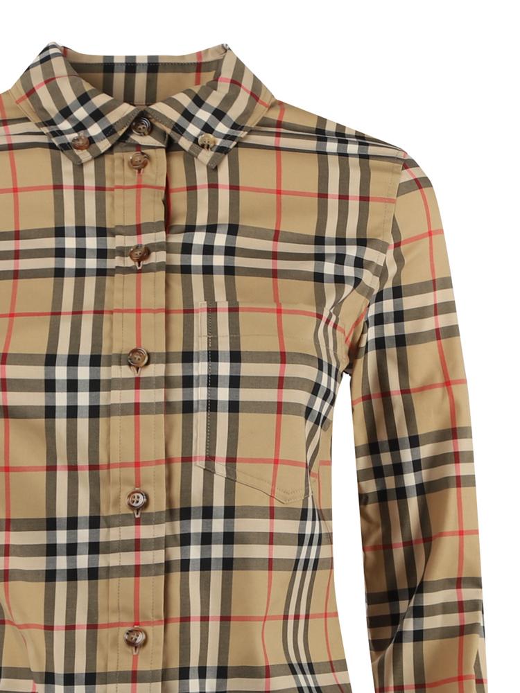 Camicia con motivo Vintage check 8022284 A7028 BURBERRY 