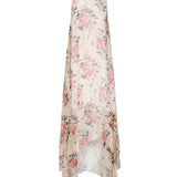 Abito lungo in seta con stampa floreale<BR/> S540Y09XRS 9990 LOEWE 