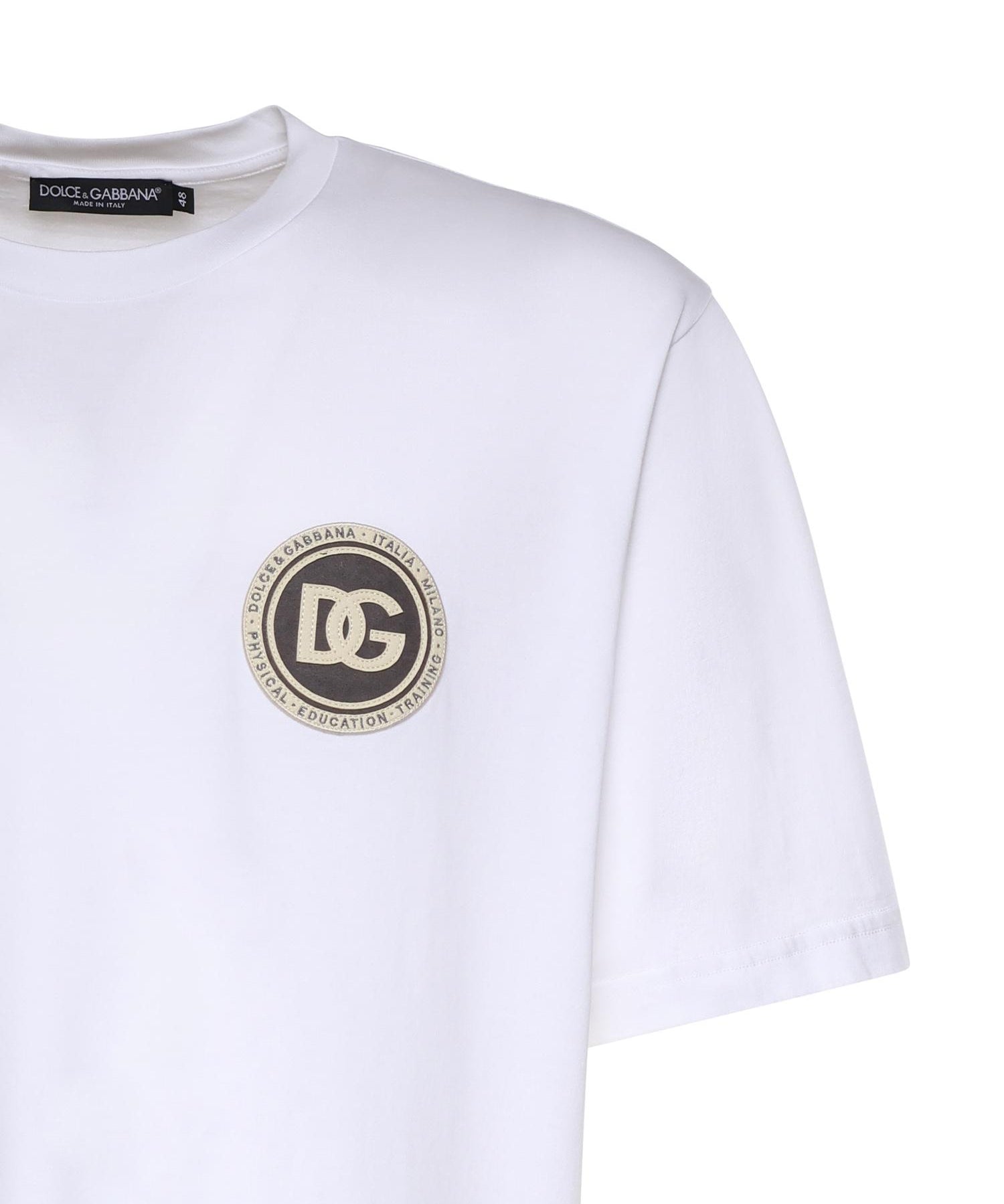 T-shirt in cotone con logo G8PN9Z G7PZFW0800 DOLCE & GABBANA 