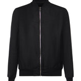 Giacca bomber Steve in lana<BR/> STEVE NERO/NERO GIULIANO GALIANO 