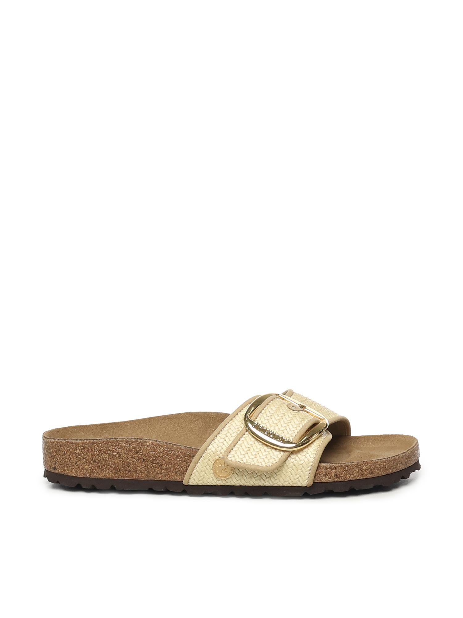 Sandali Madrid Big Buckle Raffia 1029035  BIRKENSTOCK 