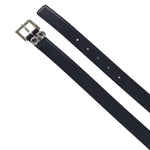 Cintura con doppio Gancini in pelle 230346 786277005 FERRAGAMO 