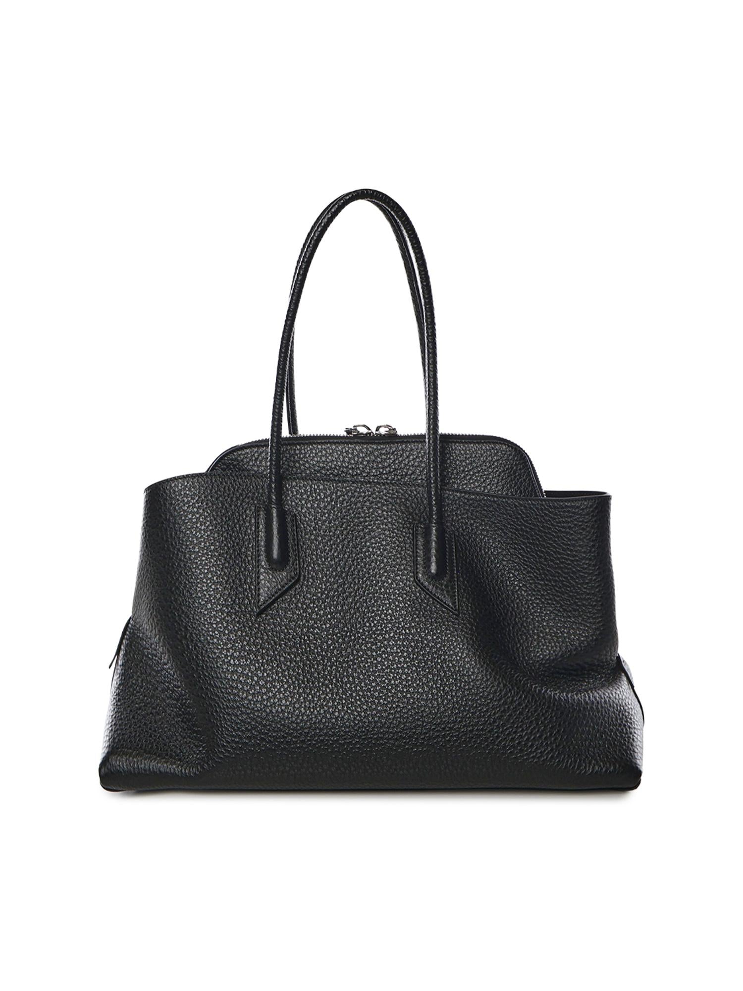 Borsa La Passeggiata Medium in pelle 250WAH00054 LBT117AA100 THE Attico 