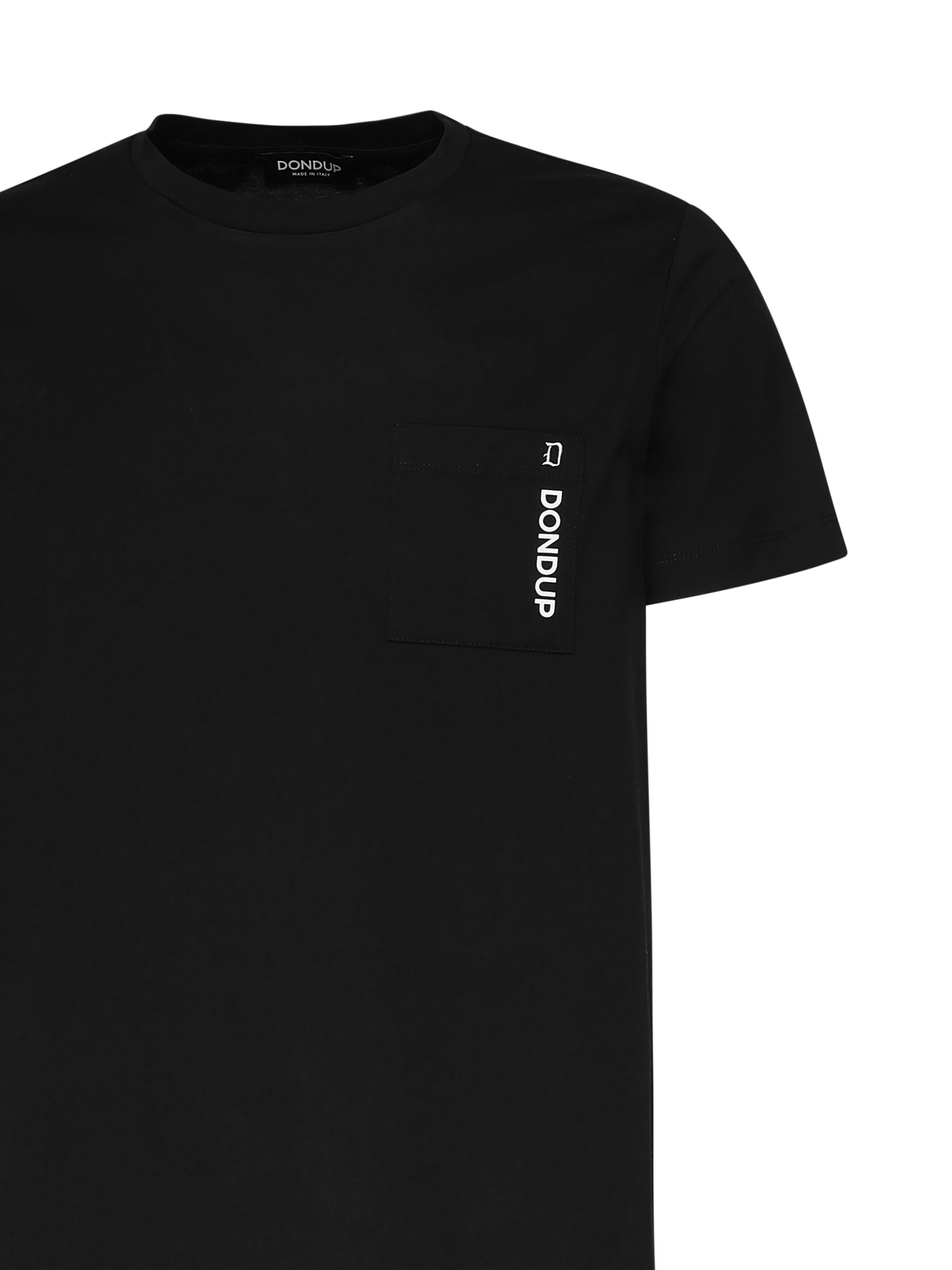 T-shirt in jersey con logo US356 JF0271UIS9999 DONDUP 