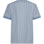 T-shirt in jacquard con monogramma<BR/> TH1197 1QI LACOSTE 