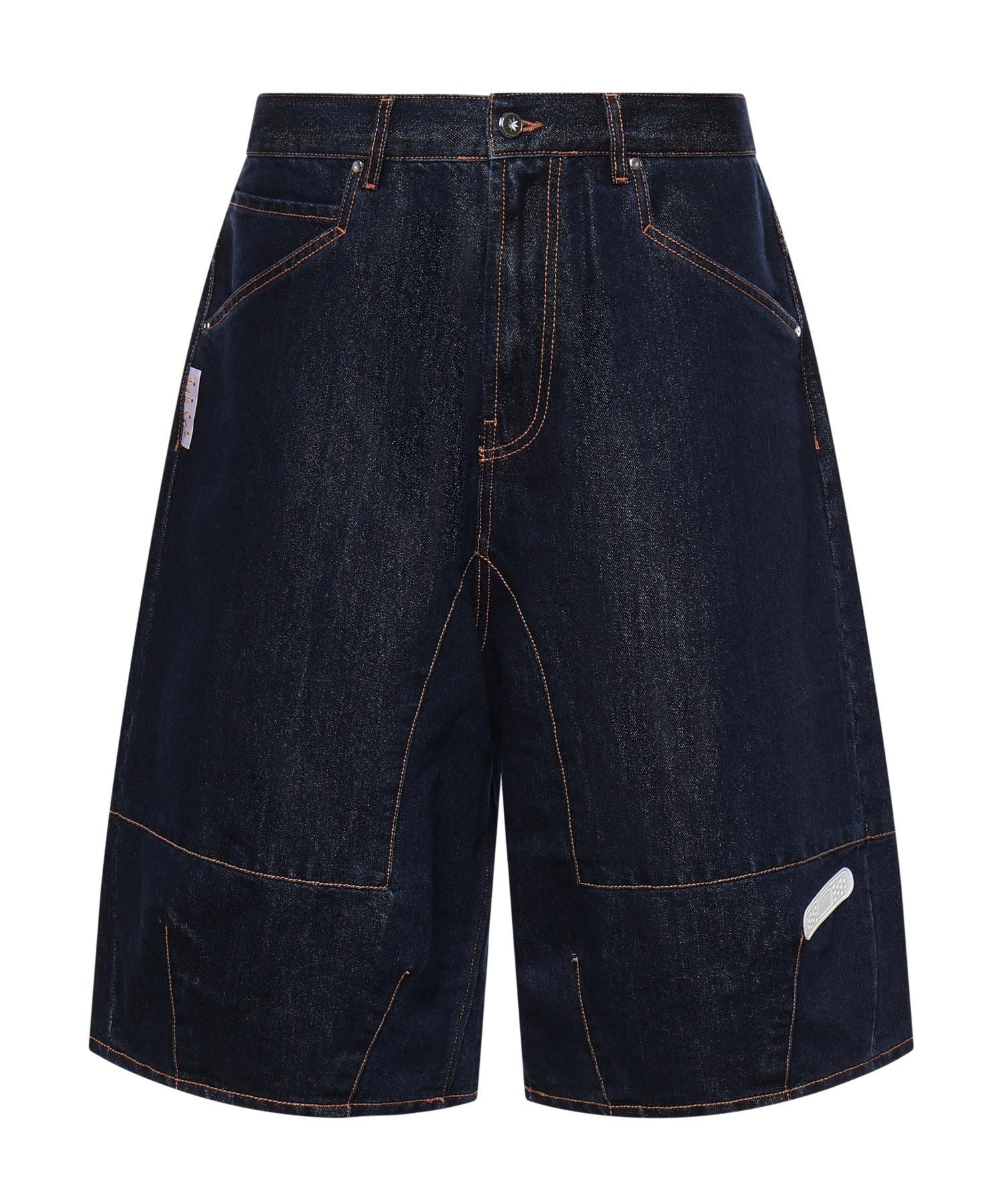 Short Positano in denim DFM03043DF201SILVE SILVE SILVE PDF CHANNEL 