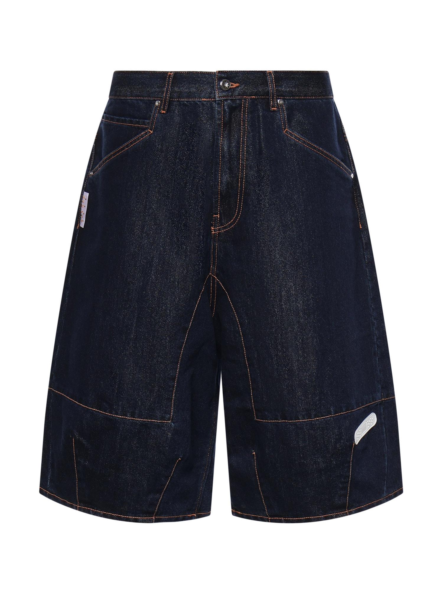 Short Positano in denim DFM03043DF201SILVE SILVE SILVE PDF CHANNEL 