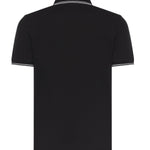 Polo in piqué di cotone con patch Compass L1S152200010 S0018V0029 STONE ISLAND 