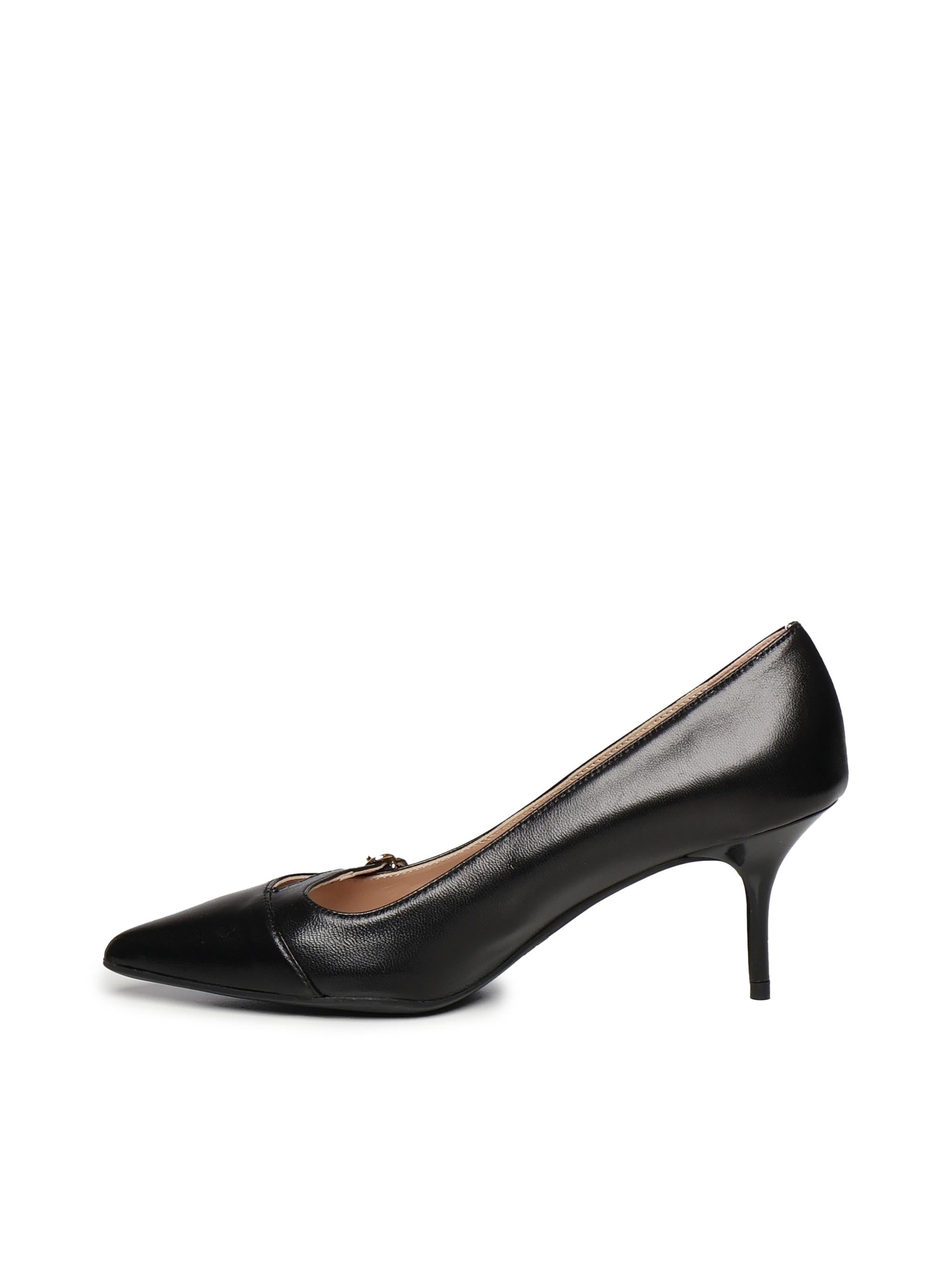 Décolleté in pelle JA10527G0LIA0 000 LOVE MOSCHINO 