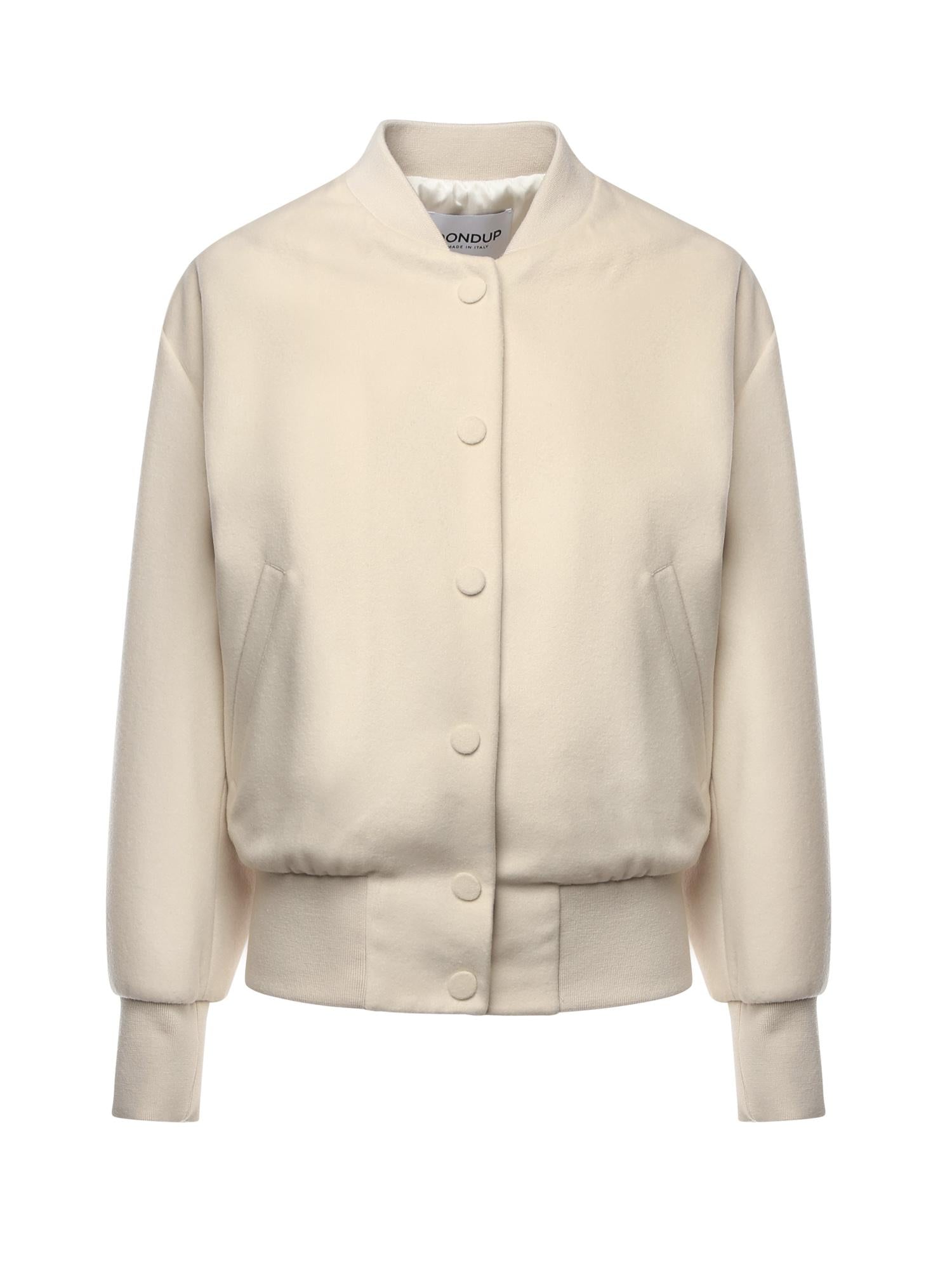 Bomber in velour lana e cashmere DJ747 WF0187DXXX004 DONDUP 