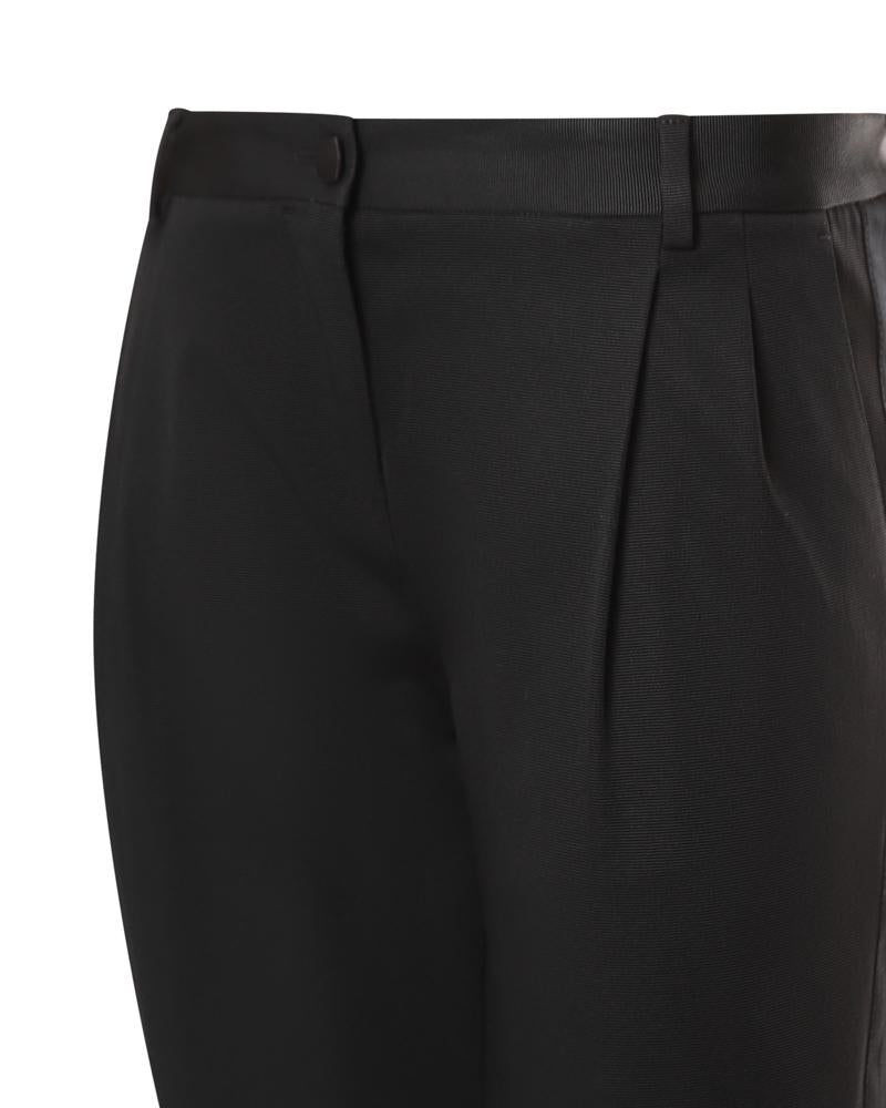 Pantaloni plissettati in tessuto stretch FTCHMT FURJLN0000 DOLCE & GABBANA 