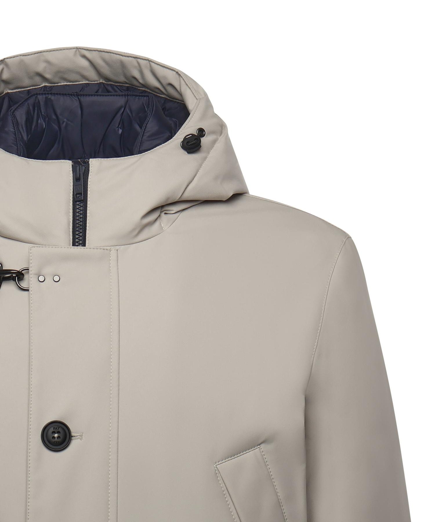 Parka corto in gabardine tecnico NAM13510220XLM B206 FAY 