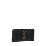 Portafogli Cassandre matelassé<BR/> 358094 BOW011000 SAINT LAURENT 