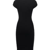 Vestito mini in maglia 5BGK00 5890ZJBLK MARCIANO BY GUESS 