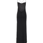 Abito slipdress lungo con strass 106299 A32XZ99 PINKO 