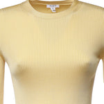 Top in maglia a coste in seta AA9H1460K232C 239 ALAIA 