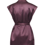 Giacca smanicata in satin 106585 A1Y5R57 PINKO 