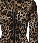 Abito bustier in stampa leo F6C1ET FSRKIHY13M DOLCE & GABBANA 