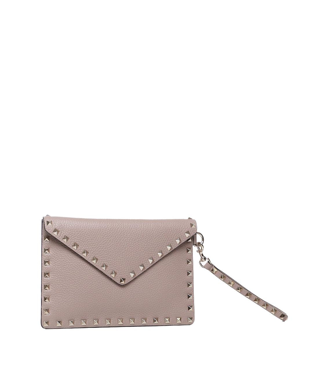 Pouch Rockstud in vitello granato 8W2P0P87 VSHP45 VALENTINO GARAVANI 