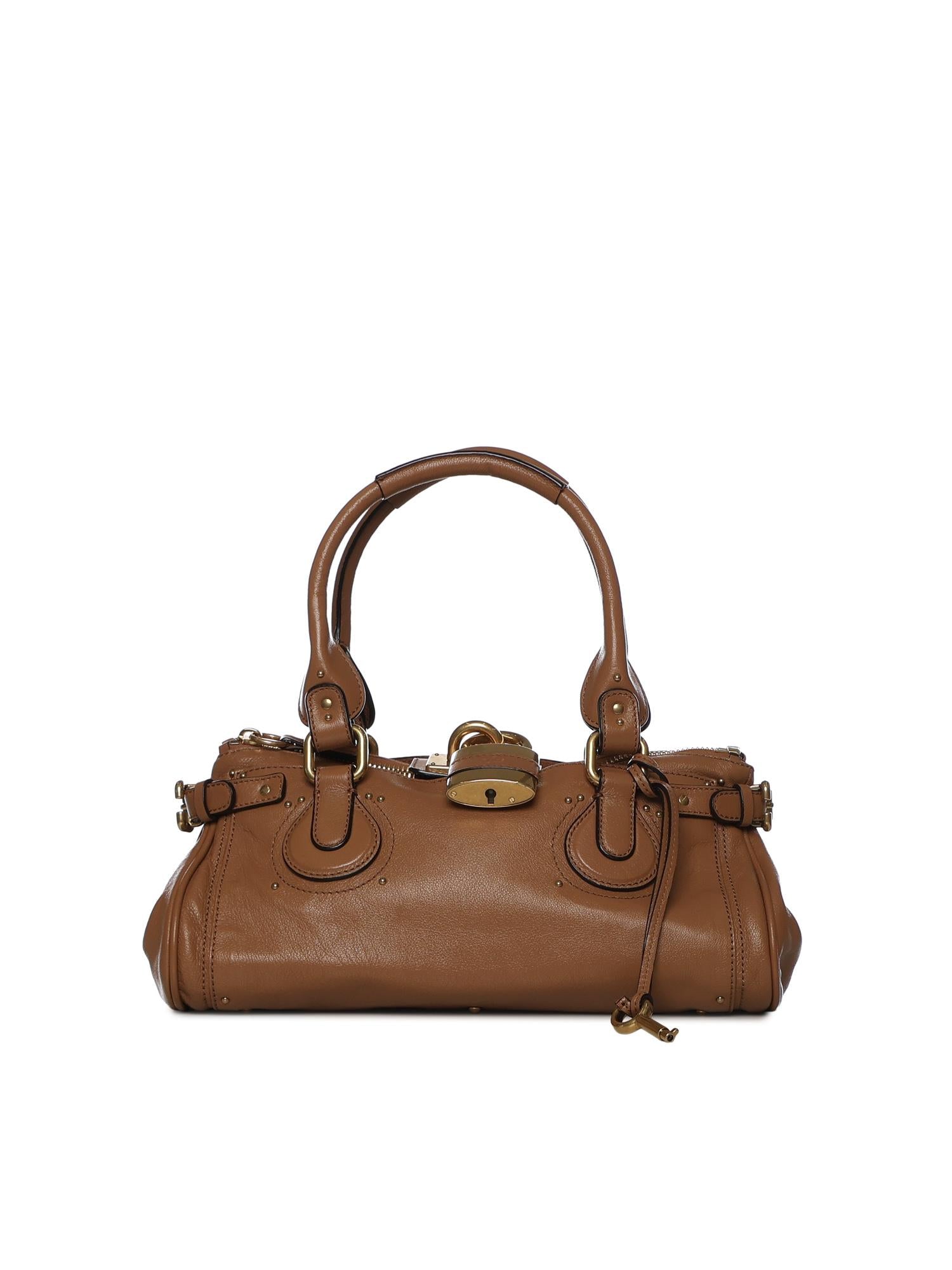 Borsa Paddington in pelle granata CH25WS802P75 209 CHLOÉ 