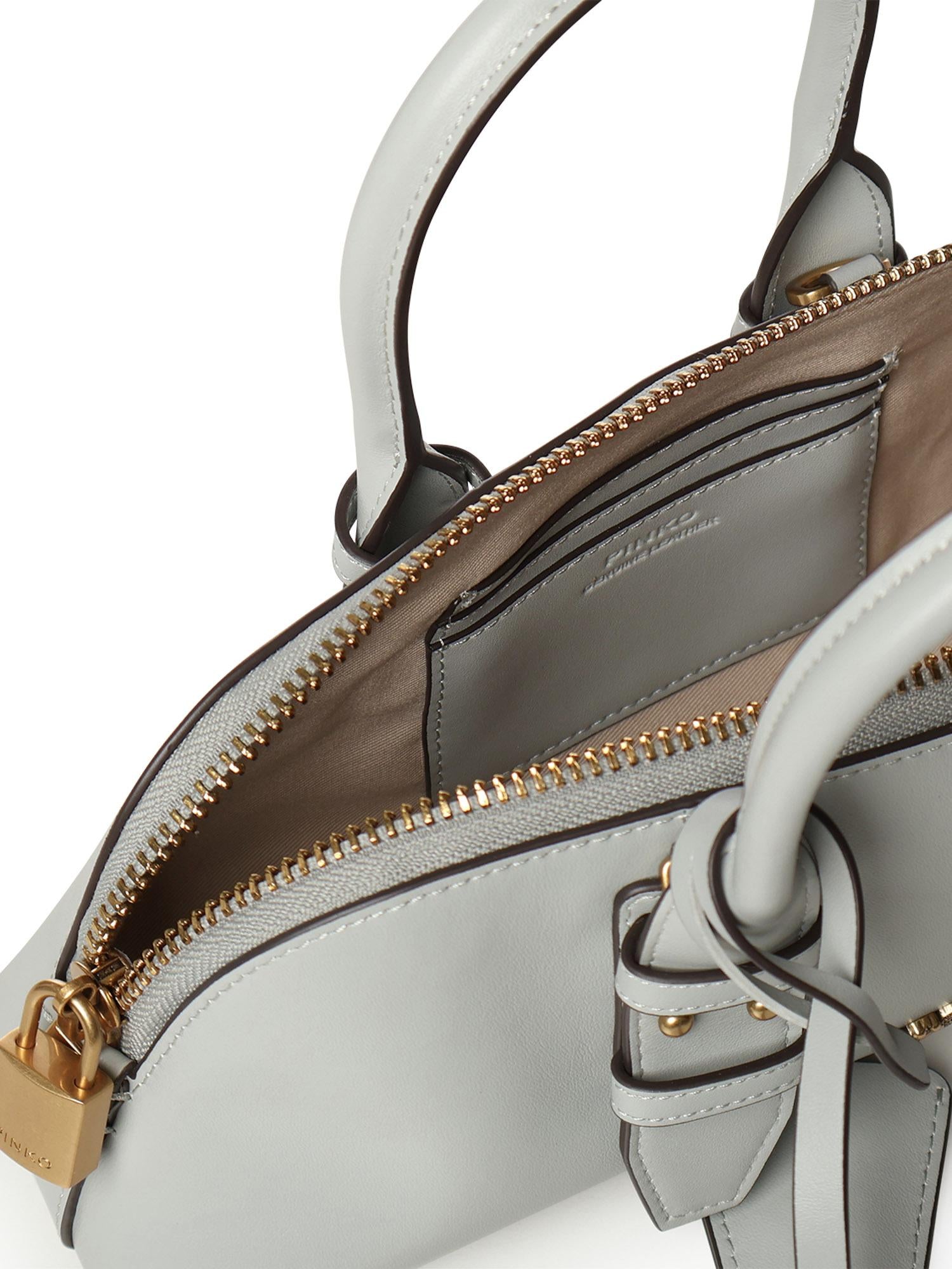 Borsa piccola a mano Escape Bag in pelle 105334 A0QOK32Q PINKO 