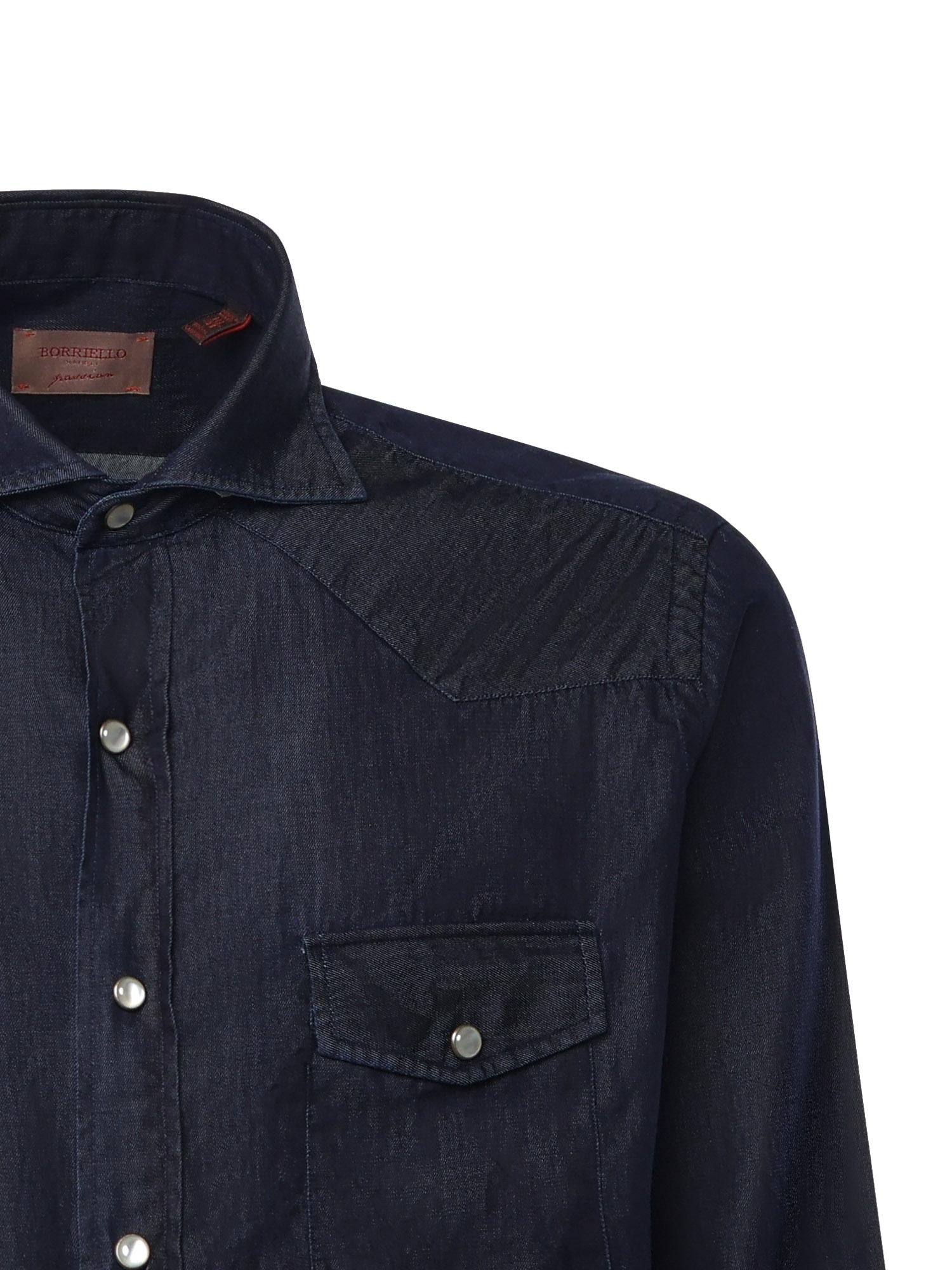 Camicia in denim 17047 1 BORRIELLO NAPOLI 
