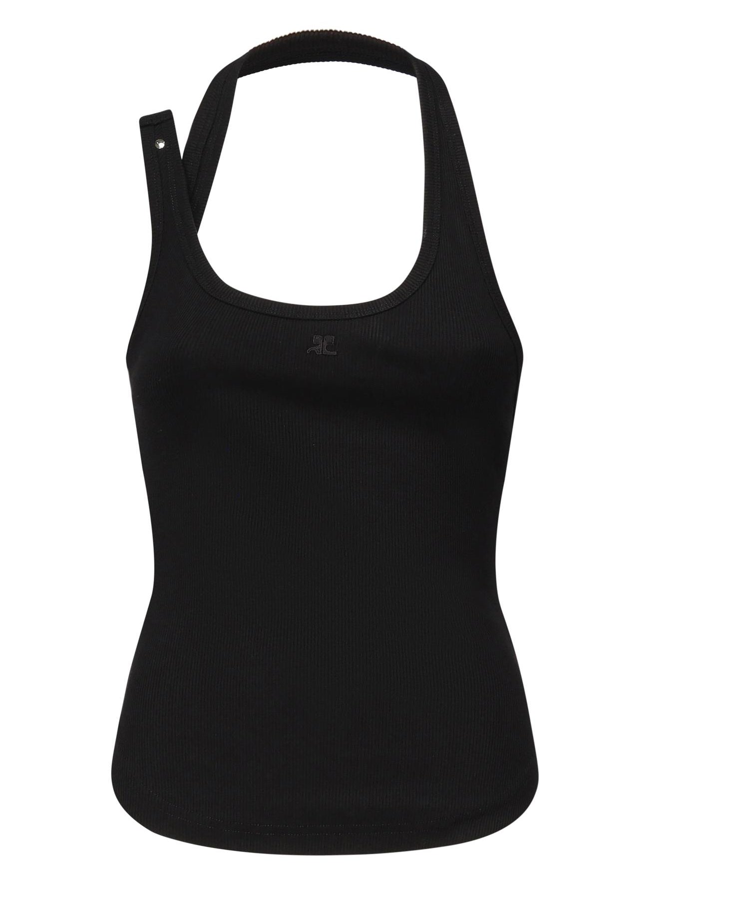 Canotta con fibbia asimmetrica<BR/> 325JDE143JS0194 9999 COURREGES 