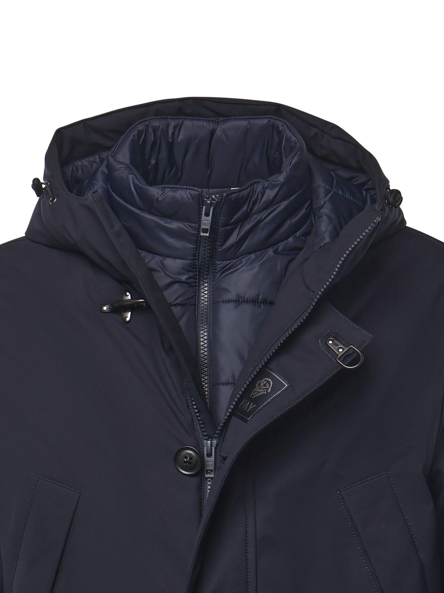 Parka corto in gabardine tecnico NAM13510220XLM U809 FAY 
