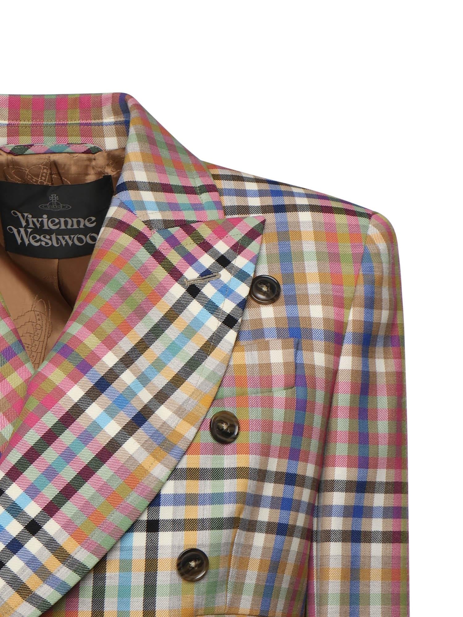 Blazer cropped Cut Off in lana 1401007O W01CDO215 VIVIENNE WESTWOOD 