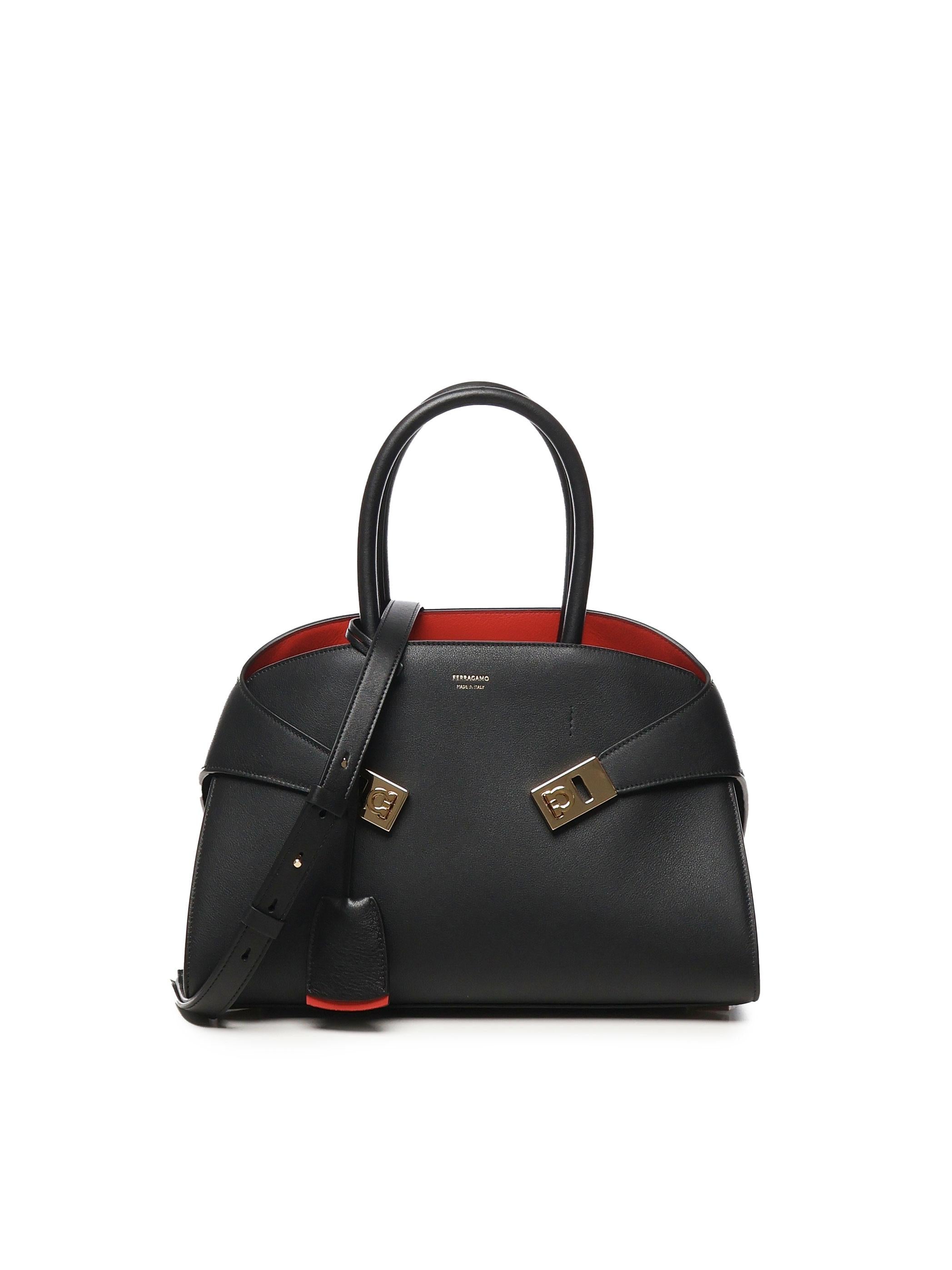 Borsa a mano Hug bicolore 215608 767814008 FERRAGAMO 