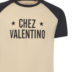 T-shirt con stampa Chez Valentino 7V3MG17D AYCQT3 VALENTINO GARAVANI 