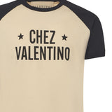T-shirt con stampa Chez Valentino 7V3MG17D AYCQT3 VALENTINO GARAVANI 
