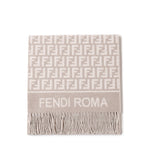 Sciarpa in lana e cashmere FF Jacquard FXT113 AQCWF0QD3 FENDI 