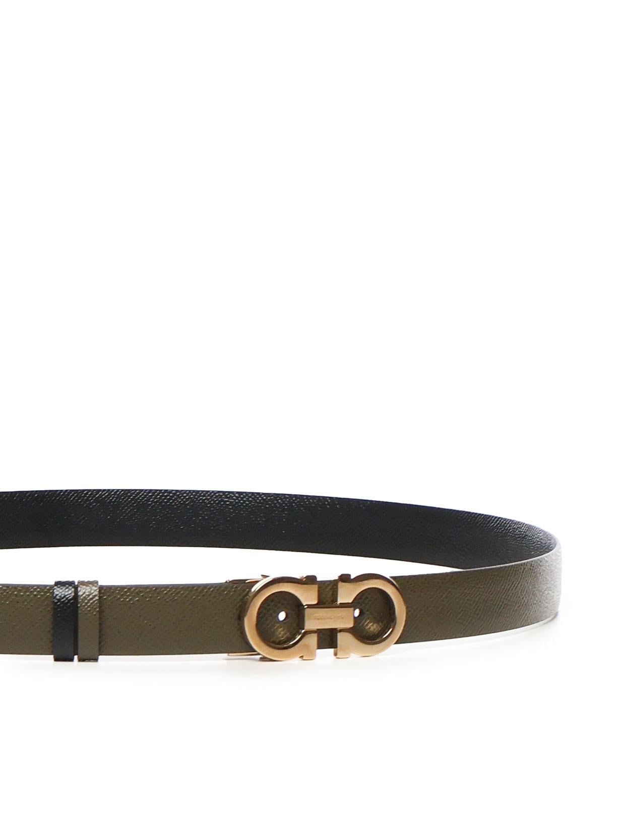 Cintura reversibile e regolabile Gancini<BR/> 23A565 781468830 FERRAGAMO 