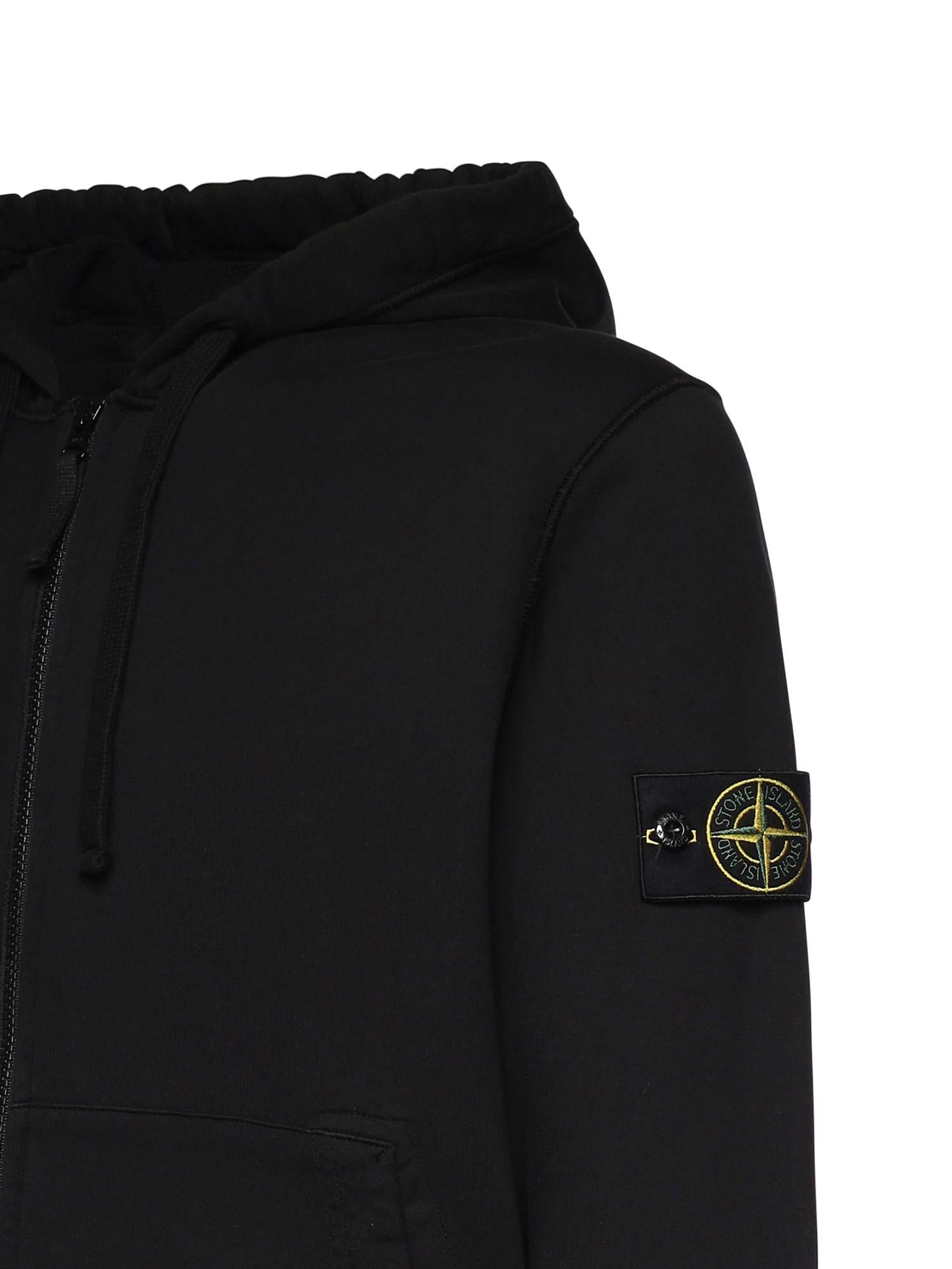 Felpa in cotone con logo L1S156100061 S0051V0029 STONE ISLAND 