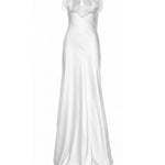 Abito lungo bustier con volant 80AJO488 N0783003 GENNY 