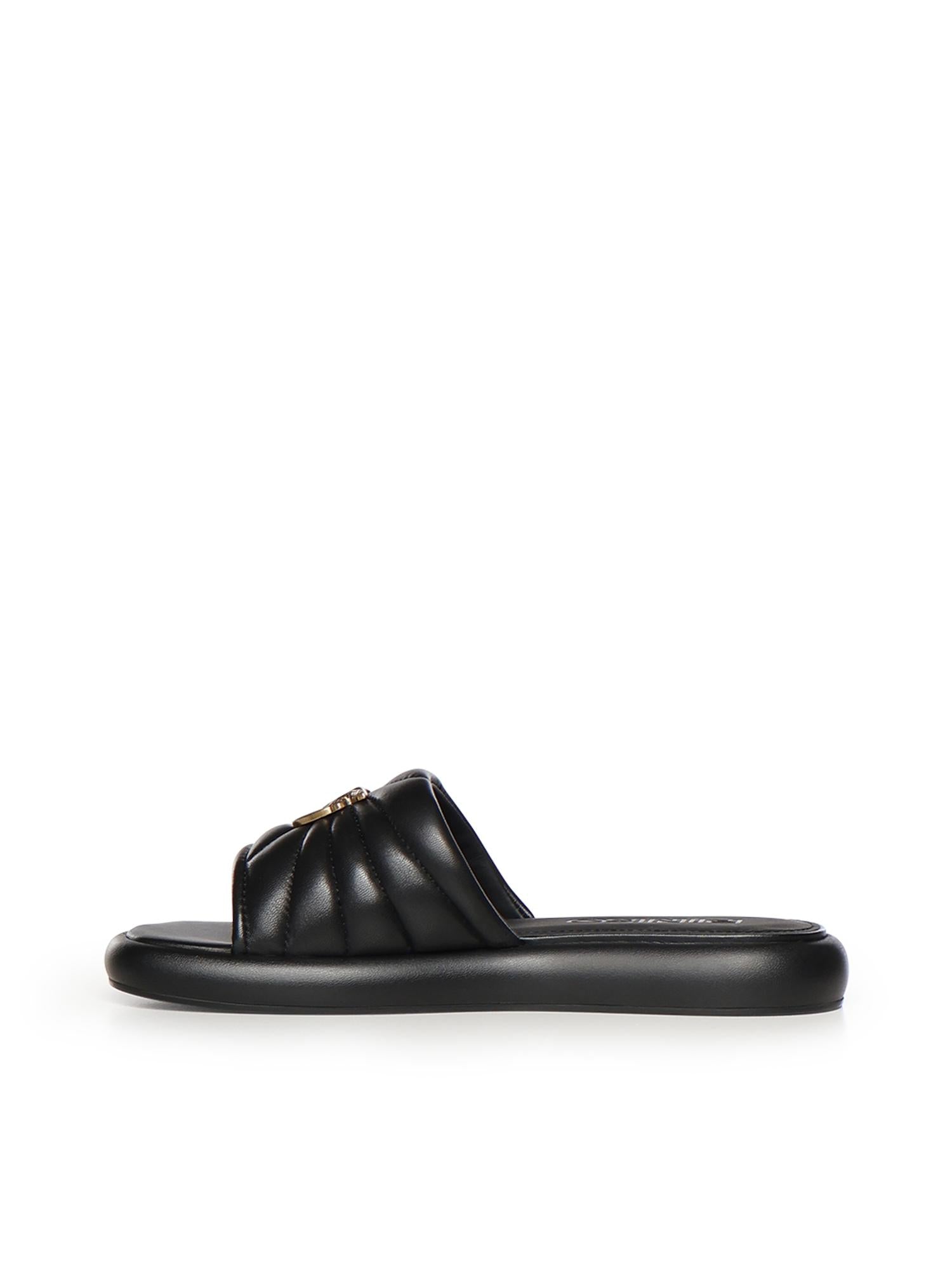 Sandali in nappa con logo SD0525 P003Z99 PINKO 