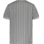 T-shirt con monogramma jacquard TH1197 41I LACOSTE 