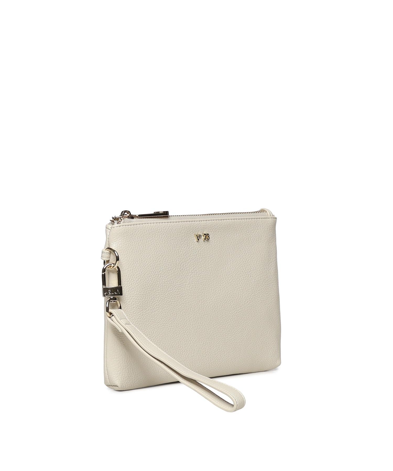 Pouch con logo 73BE9D1529 KEIRAOFF WHITE V° 73 
