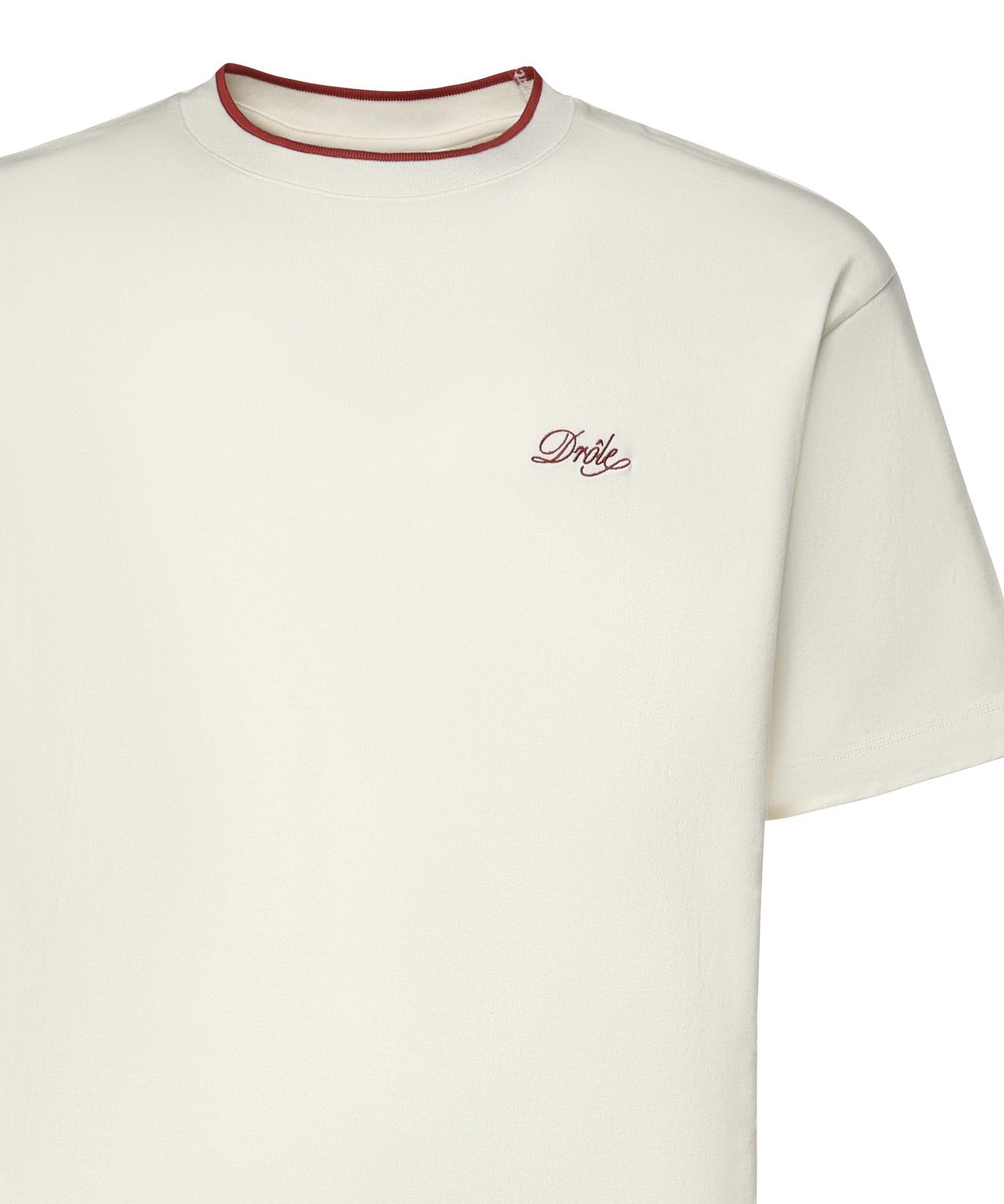 T-shirt Drôle Bellissima in cotone KTS318CO248 OW Drôle de Monsieur 