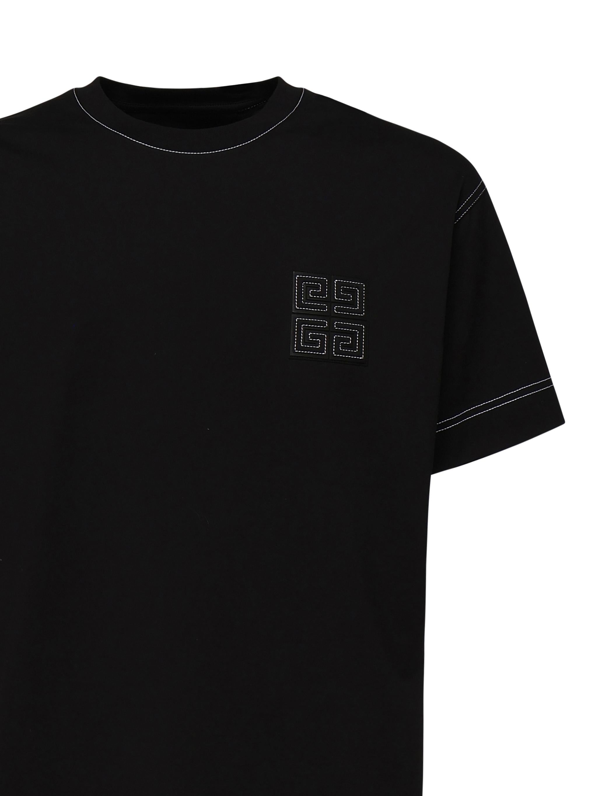 T-shirt con logo BM71MG3YPQ 004 GIVENCHY 