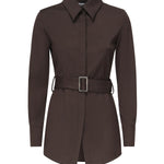 Camicia in gabardine di lana DC428 OS0120D002O789 DONDUP 