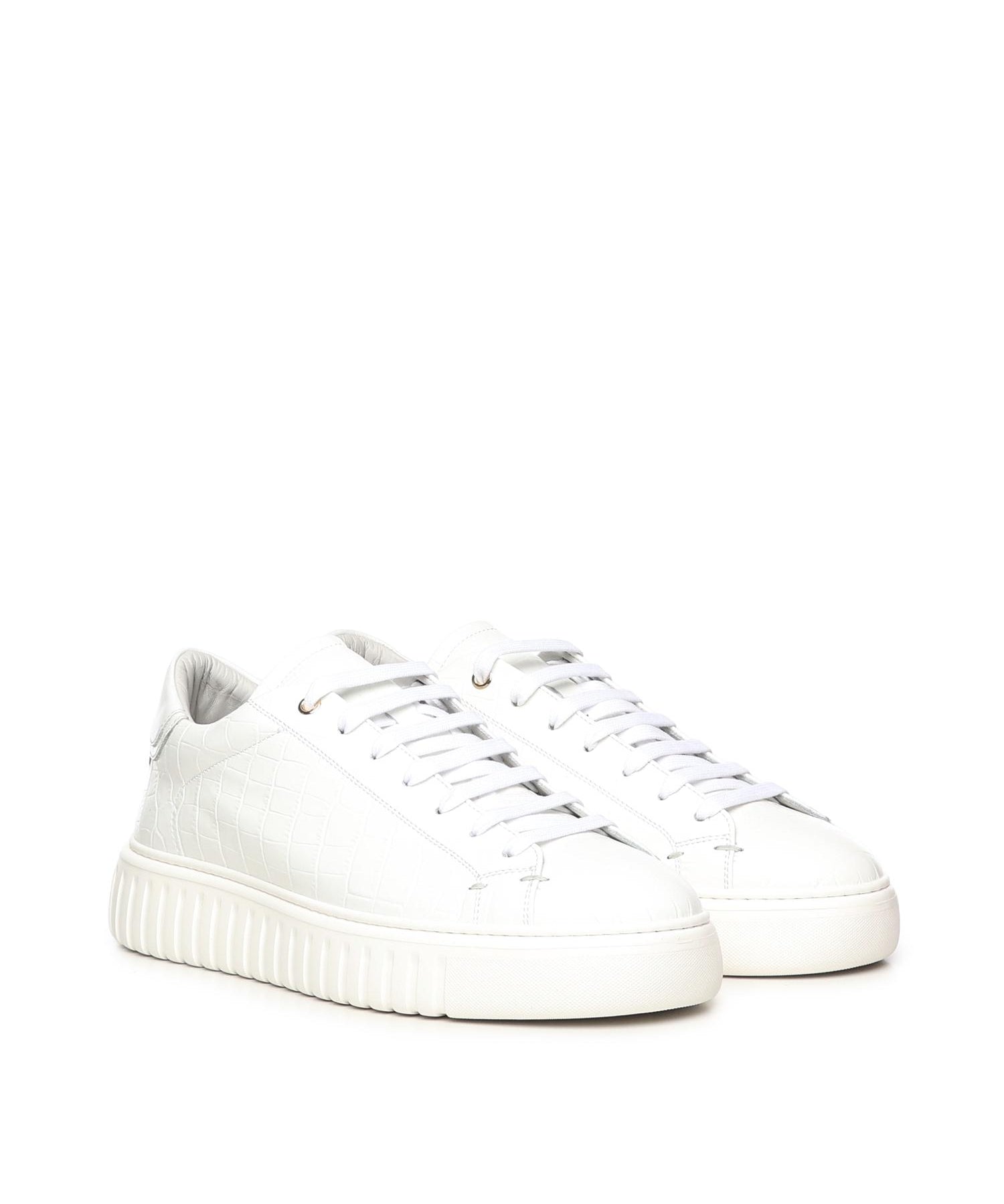 Sneakers Mars Crock in pelle MARS CROCKWHITE GIULIANO GALIANO 