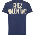 T-shirt con stampa e patch Chez Valentino 7V3MG17E AYDAEW VALENTINO GARAVANI 