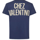 T-shirt con stampa e patch Chez Valentino 7V3MG17E AYDAEW VALENTINO GARAVANI 